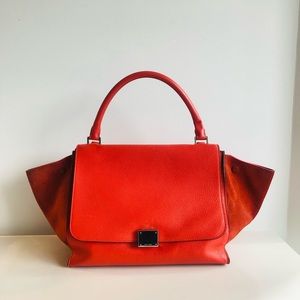 Celine Trapeze Bag - Vermillion. Offers NOT accepted.